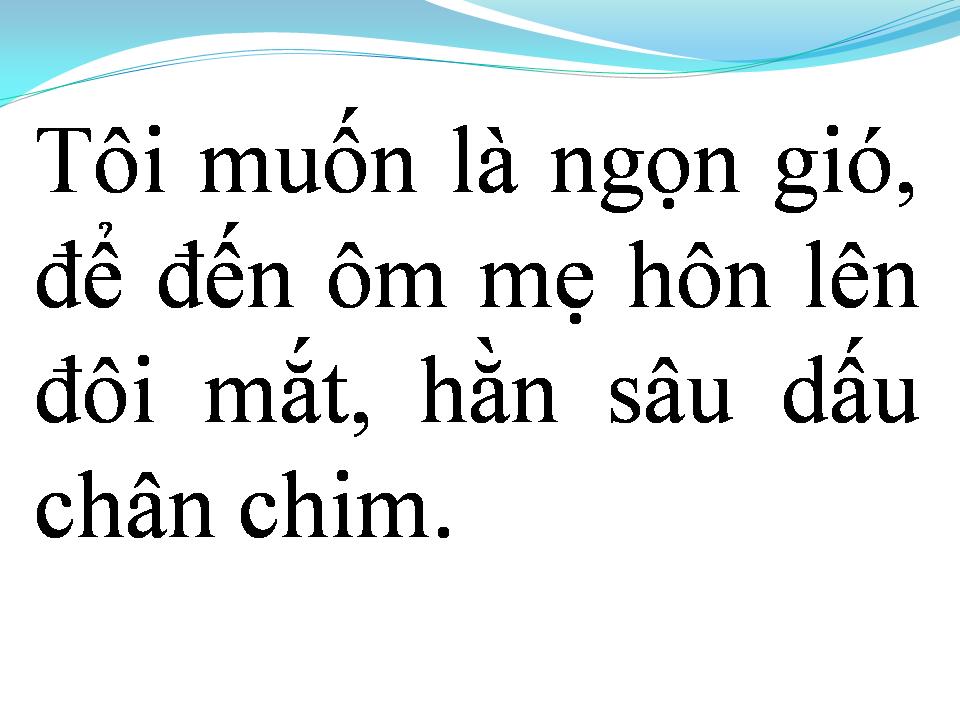Lời bài hát NGƯỜI MẸ