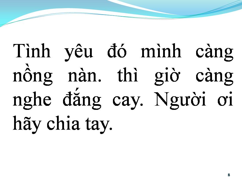 Lời bài hát NGƯỜI ƠI TA CHIA TAY