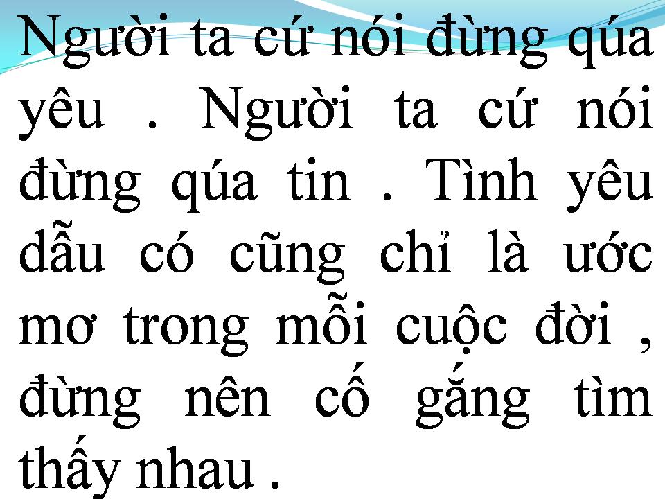 Lời bài hát NGƯỜI TA NÓI