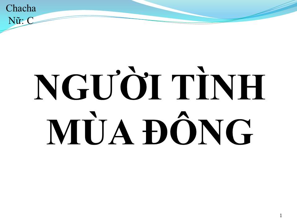 Lời bài hát NGƯỜI TÌNH MÙA ĐÔNG