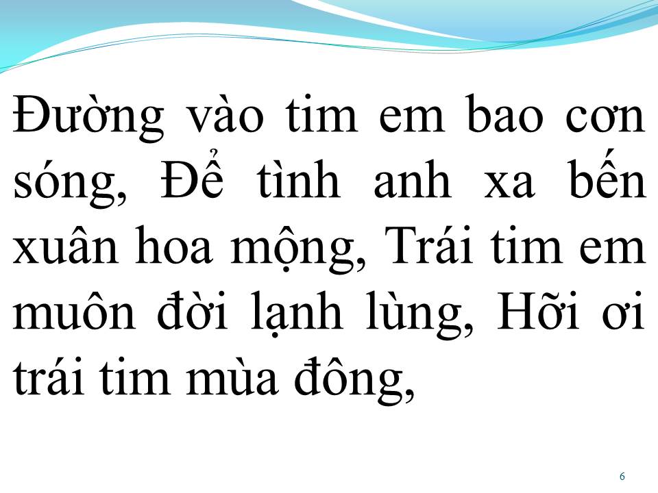 Lời bài hát NGƯỜI TÌNH MÙA ĐÔNG