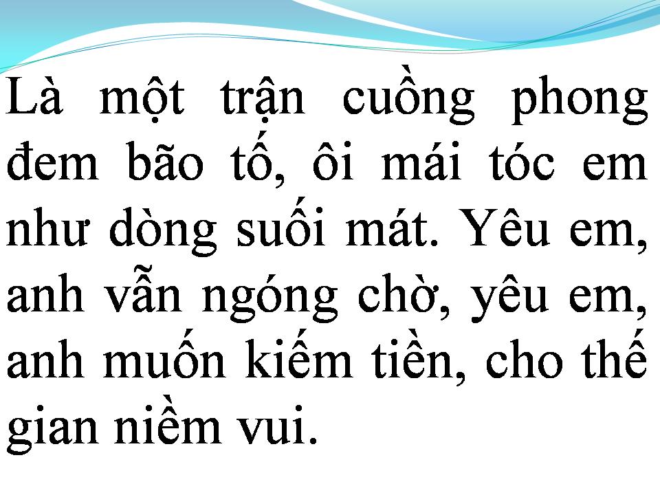 Lời bài hát NGƯỜI TÌNH NAM MỸ