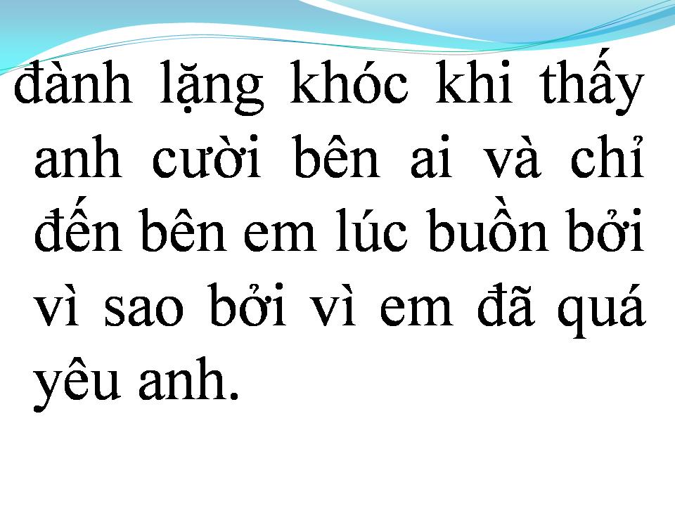 Lời bài hát NGƯỜI THỨ BA