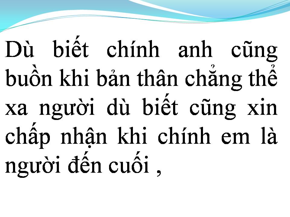 Lời bài hát NGƯỜI THỨ BA
