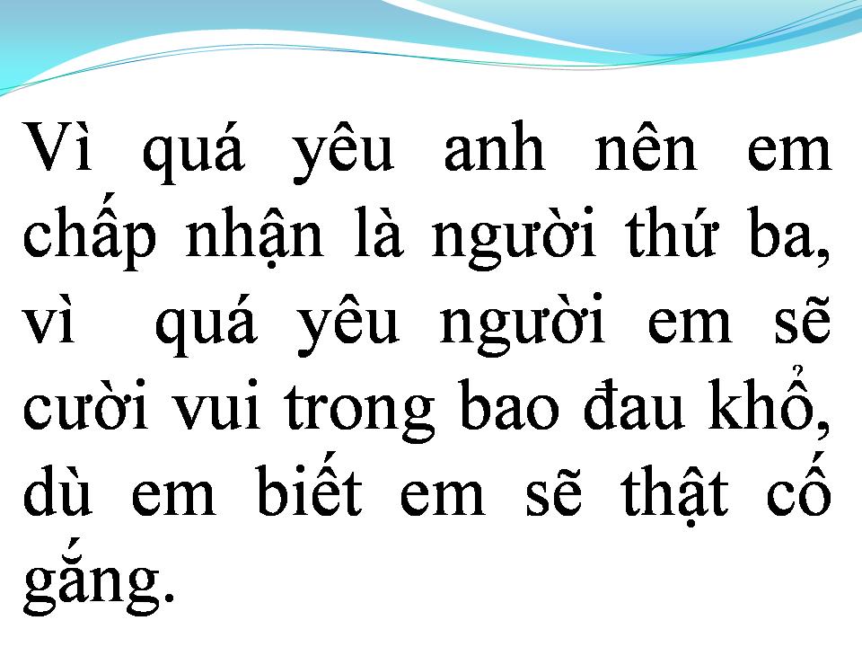 Lời bài hát NGƯỜI THỨ BA