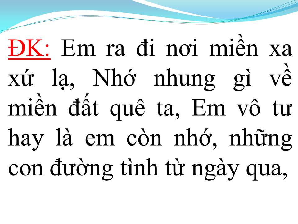 Lời bài hát NGƯỜI THƯƠNG KẺ NHỚ