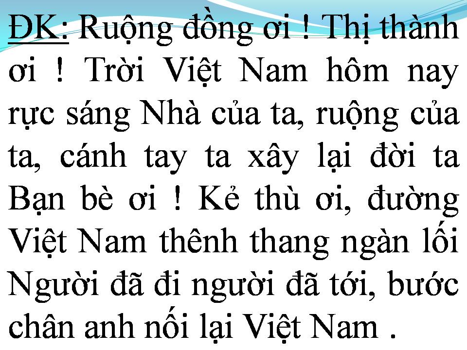 Lời bài hát NGƯỜI VỀ THÀNH PHỐ