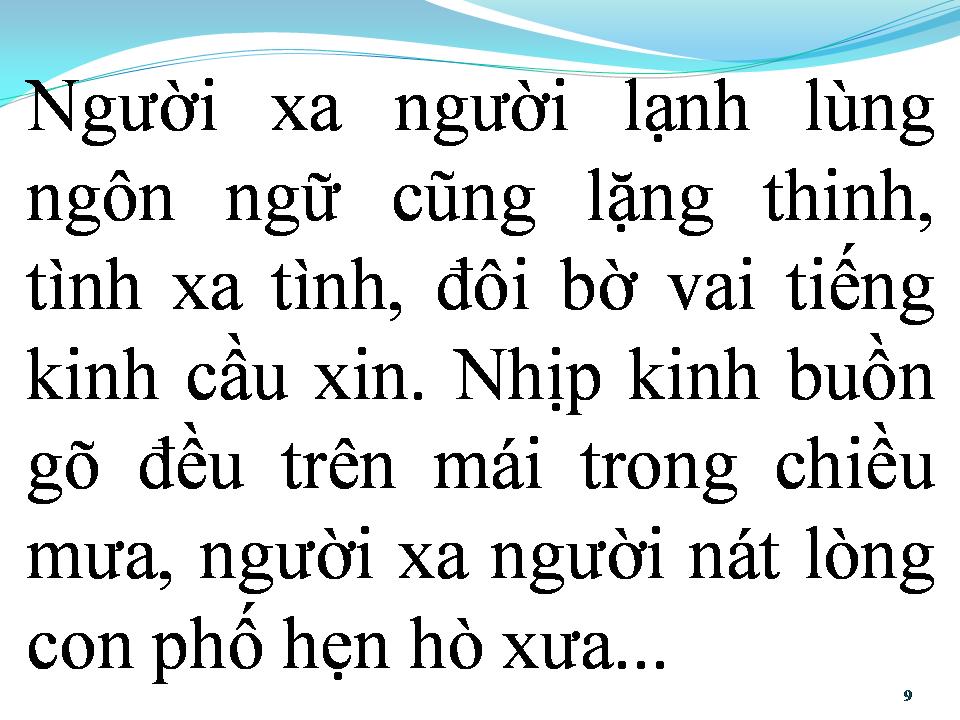 Lời bài hát NGƯỜI XA NGƯỜI