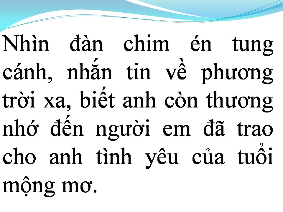 Lời bài hát NGƯỜI YÊU DẤU