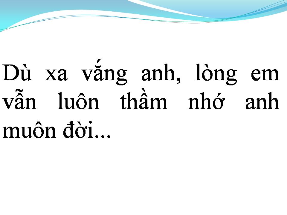 Lời bài hát NGƯỜI YÊU DẤU