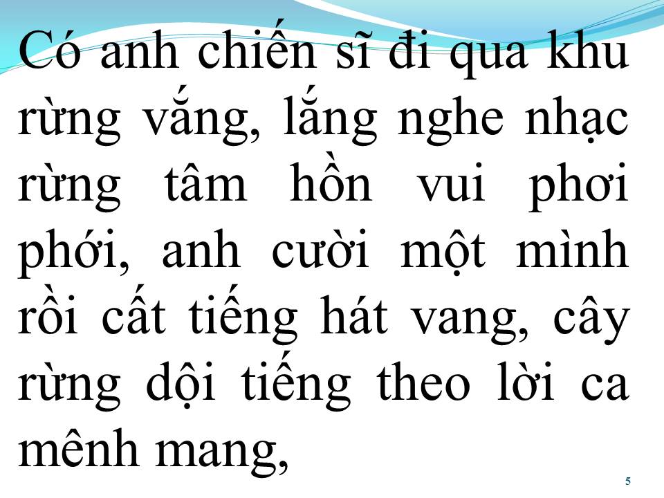 Lời bài hát NHẠC RỪNG