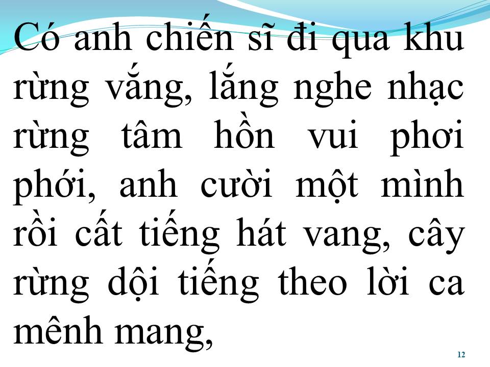 Lời bài hát NHẠC RỪNG