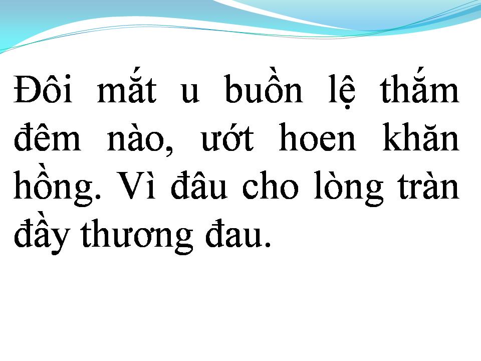 Lời bài hát NHẠC SẦU TƯƠNG TƯ