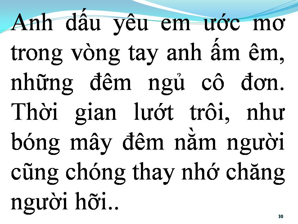 Lời bài hát NHẠC TÌNH MUÔN THUỞ