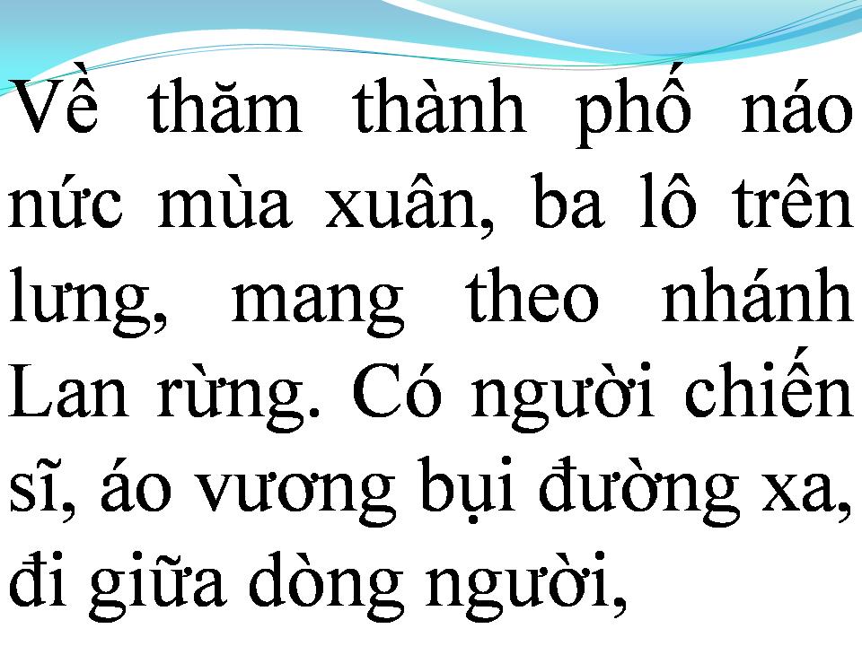 Lời bài hát NHÁNH LAN RỪNG
