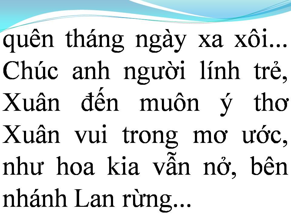 Lời bài hát NHÁNH LAN RỪNG