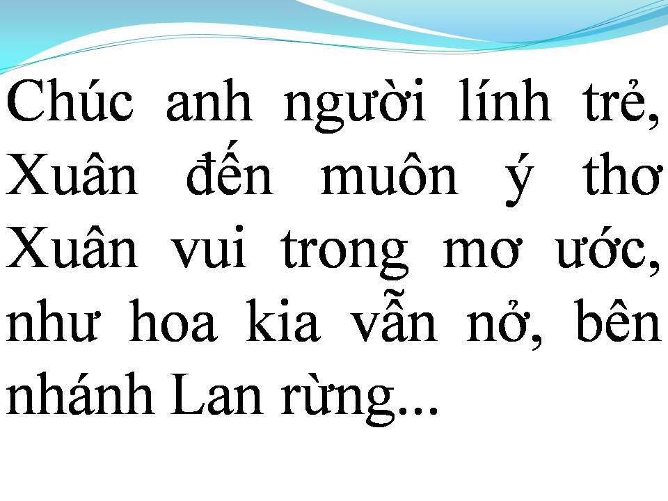 Lời bài hát NHÁNH LAN RỪNG