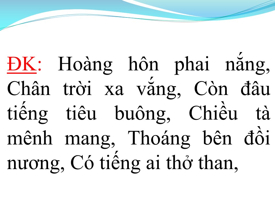 Lời bài hát NHẠT NẮNG