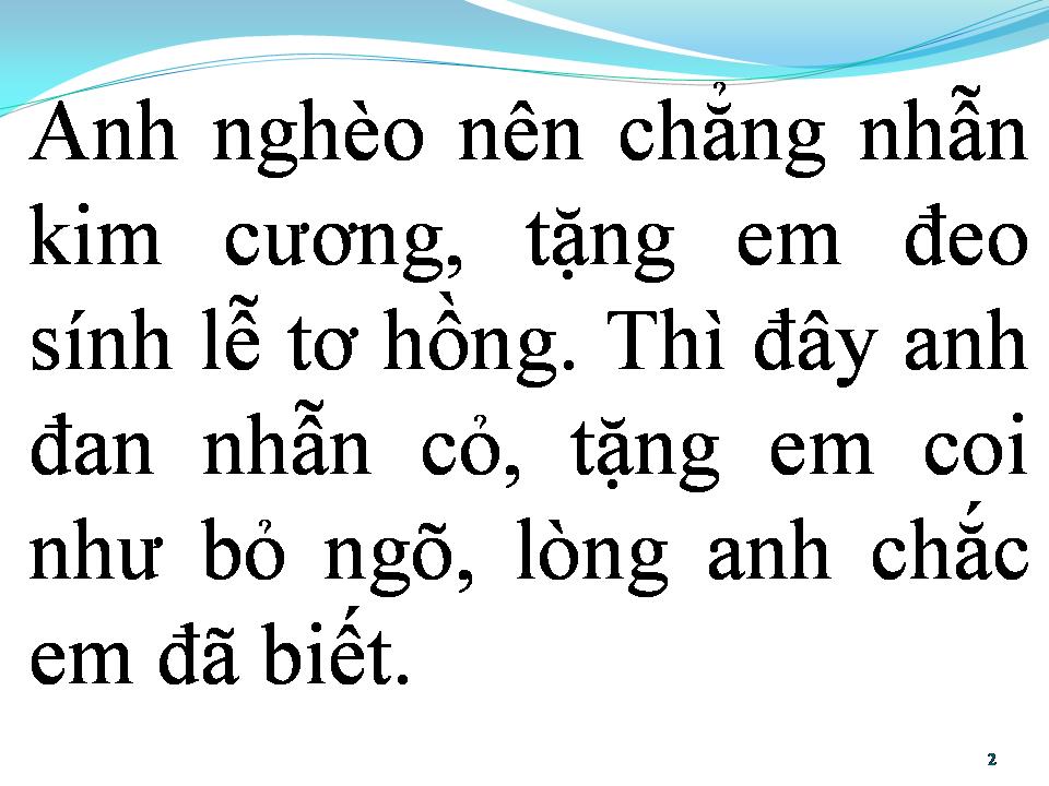 Lời bài hát NHẪN CỎ CHO EM