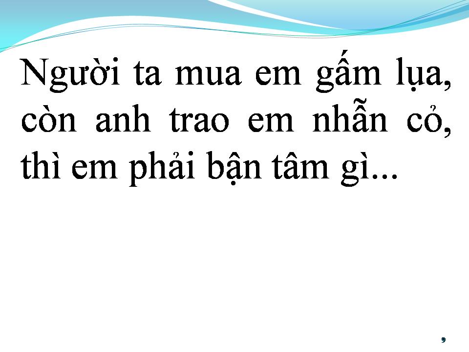 Lời bài hát NHẪN CỎ CHO EM