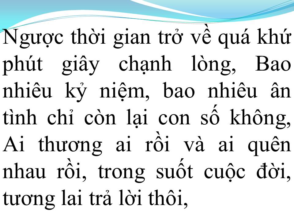 Lời bài hát NHẬT KÝ ĐỜI TÔI