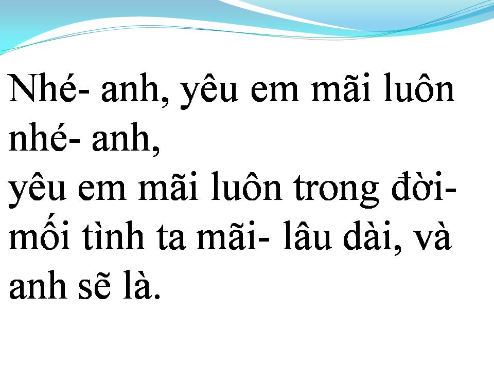 Lời bài hát NHÉ ANH