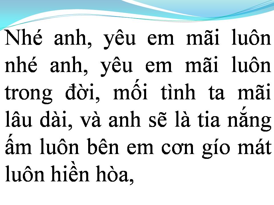 Lời bài hát NHÉ ANH