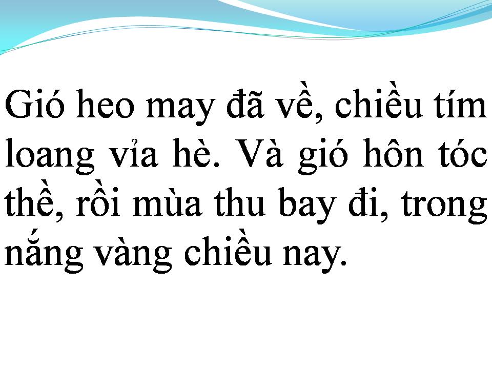 Lời bài hát NHÌN NHỮNG MÙA THU ĐI