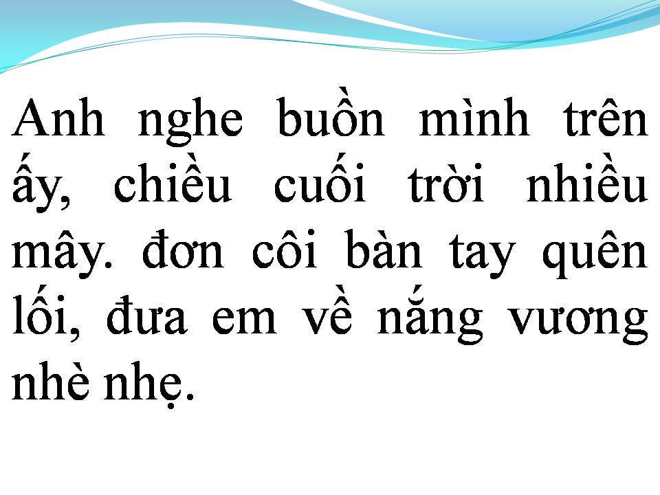 Lời bài hát NHÌN NHỮNG MÙA THU ĐI