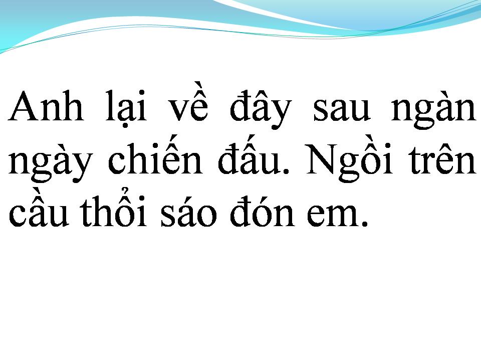 Lời bài hát NHỊP CẦU NỐI NHỮNG BỜ VUI