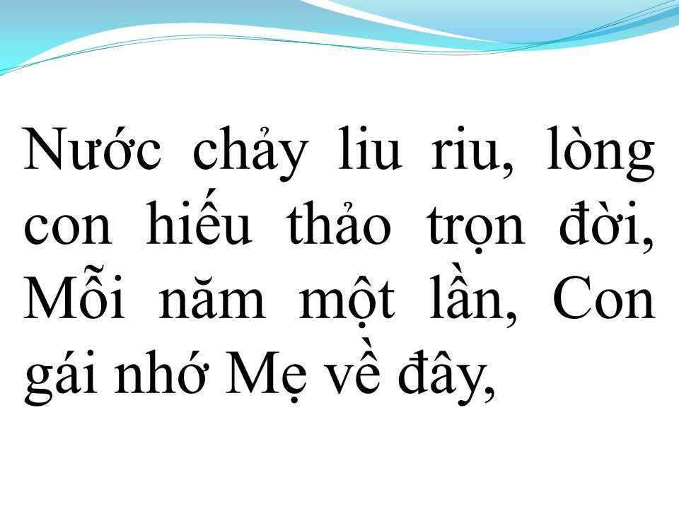 Lời bài hát NHỚ MẸ LÝ MỒ CÔI