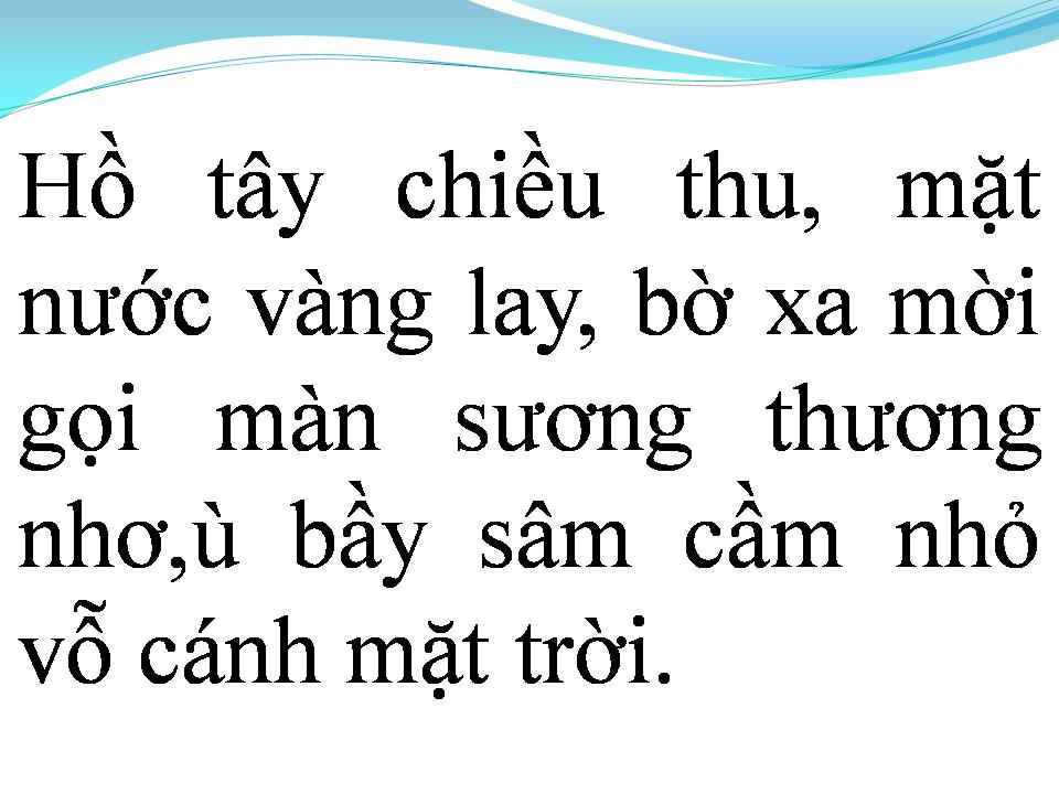 Lời bài hát NHỚ MÙA THU HÀ NỘI