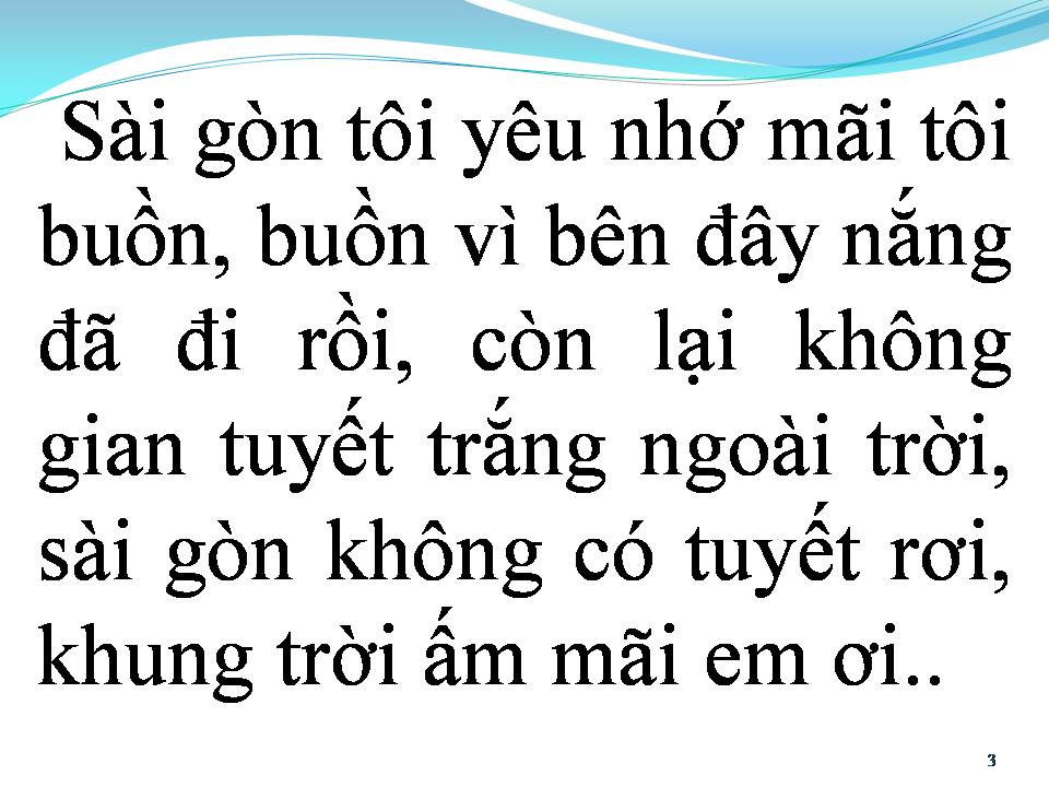 Lời bài hát NHỚ SÀI GÒN