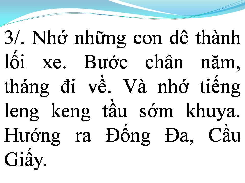 Lời bài hát NHỚ VỀ HÀ NỘI