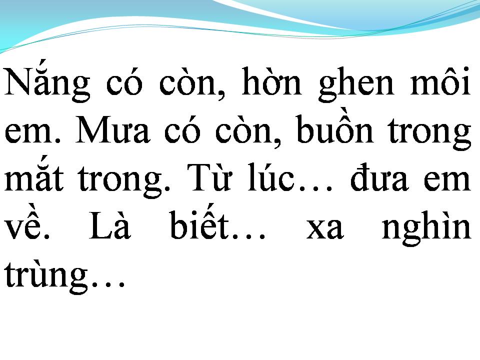 Lời bài hát NHƯ CÁNH VẠC BAY