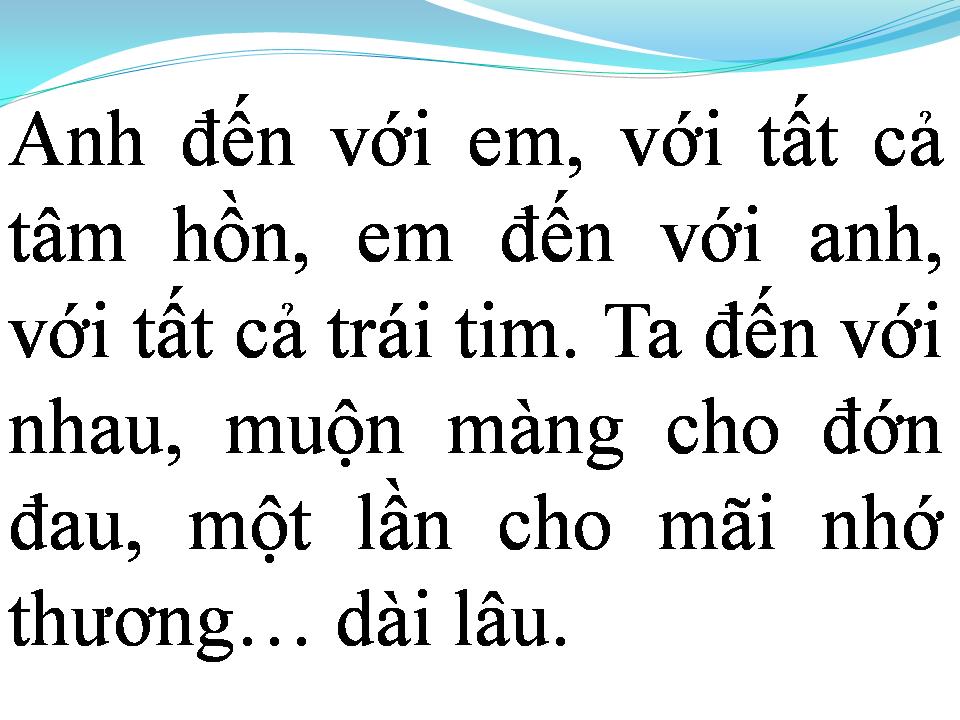 Lời bài hát NHƯ ĐÃ DẤU YÊU