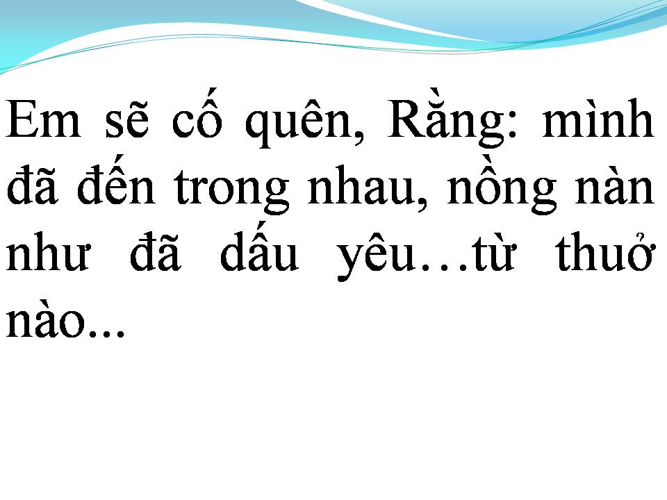 Lời bài hát NHƯ ĐÃ DẤU YÊU