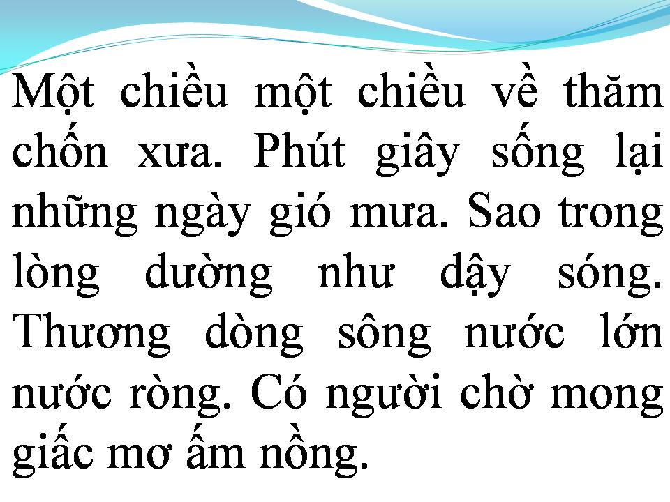 Lời bài hát NHƯ LỤC BÌNH TRÔI