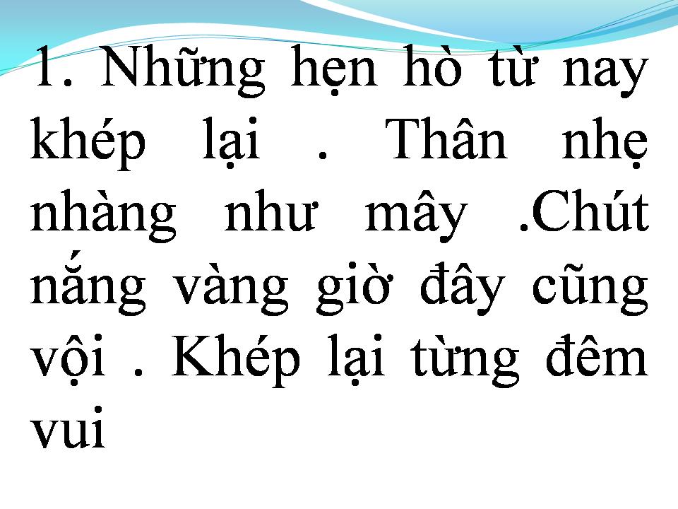 Lời bài hát NHƯ MỘT LỜI CHIA TAY