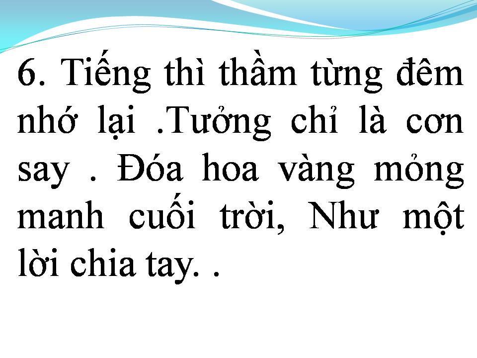 Lời bài hát NHƯ MỘT LỜI CHIA TAY