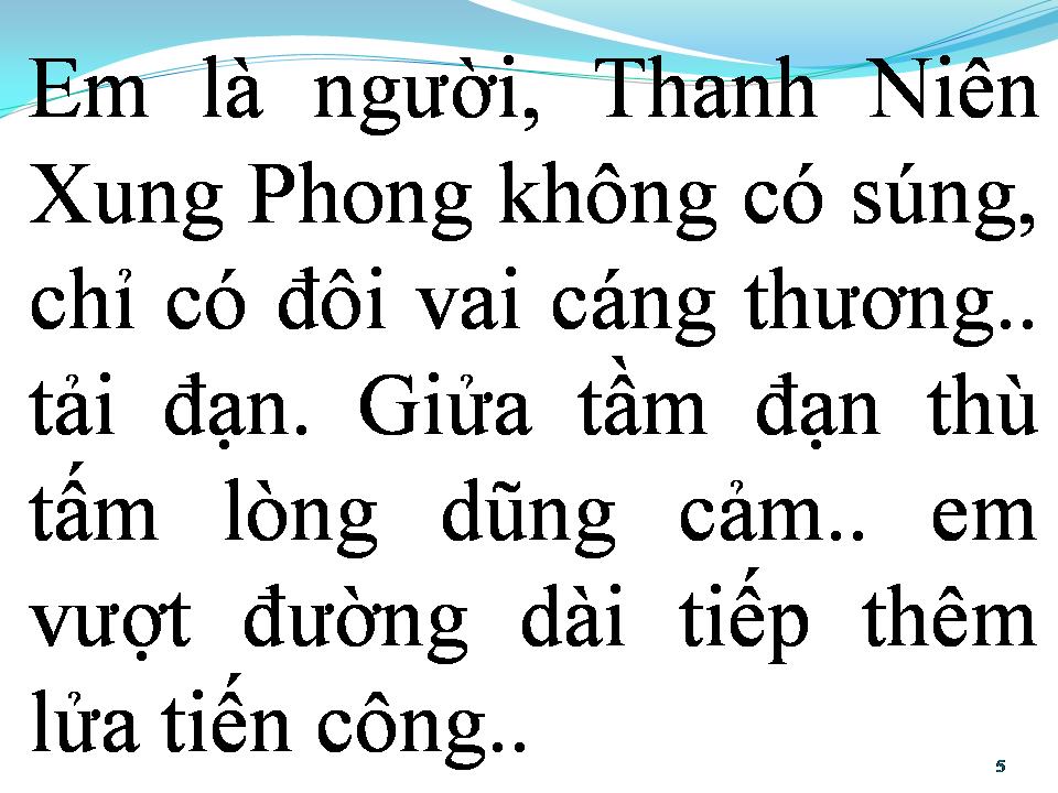 Lời bài hát NHỮNG BÔNG HOA TRÊN TUYẾN LỬA