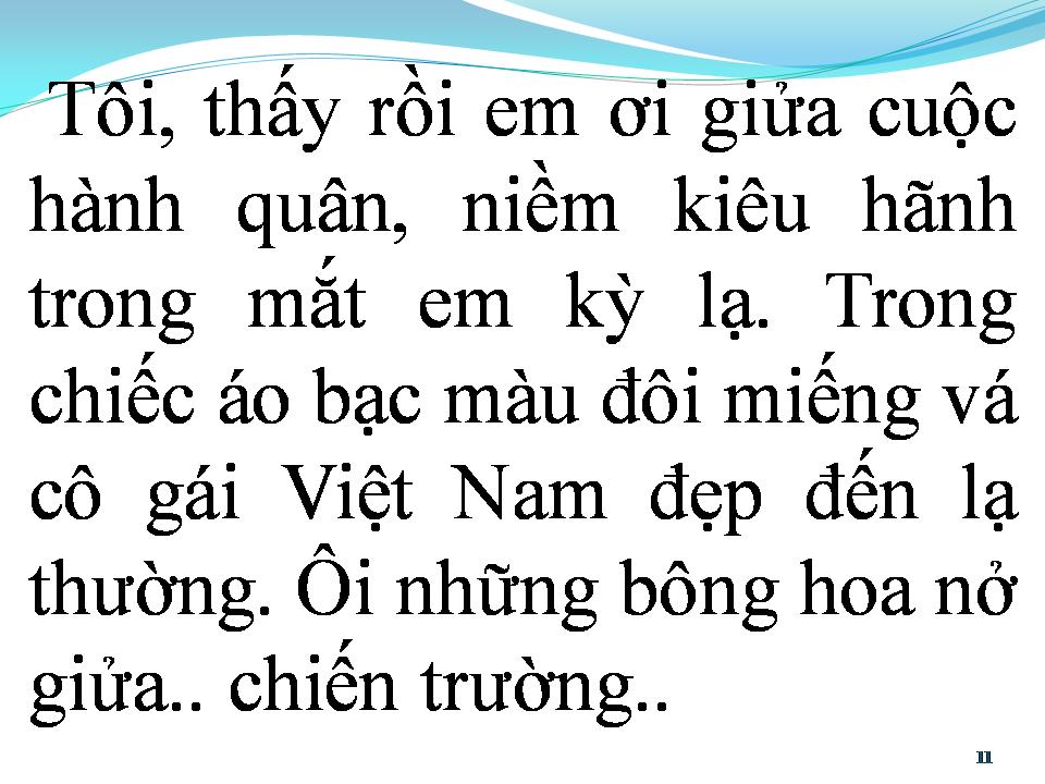 Lời bài hát NHỮNG BÔNG HOA TRÊN TUYẾN LỬA