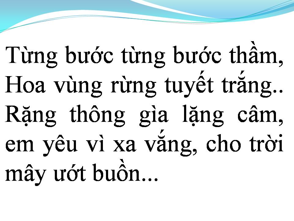 Lời bài hát NHỮNG BƯỚC CHÂN ÂM THẦM