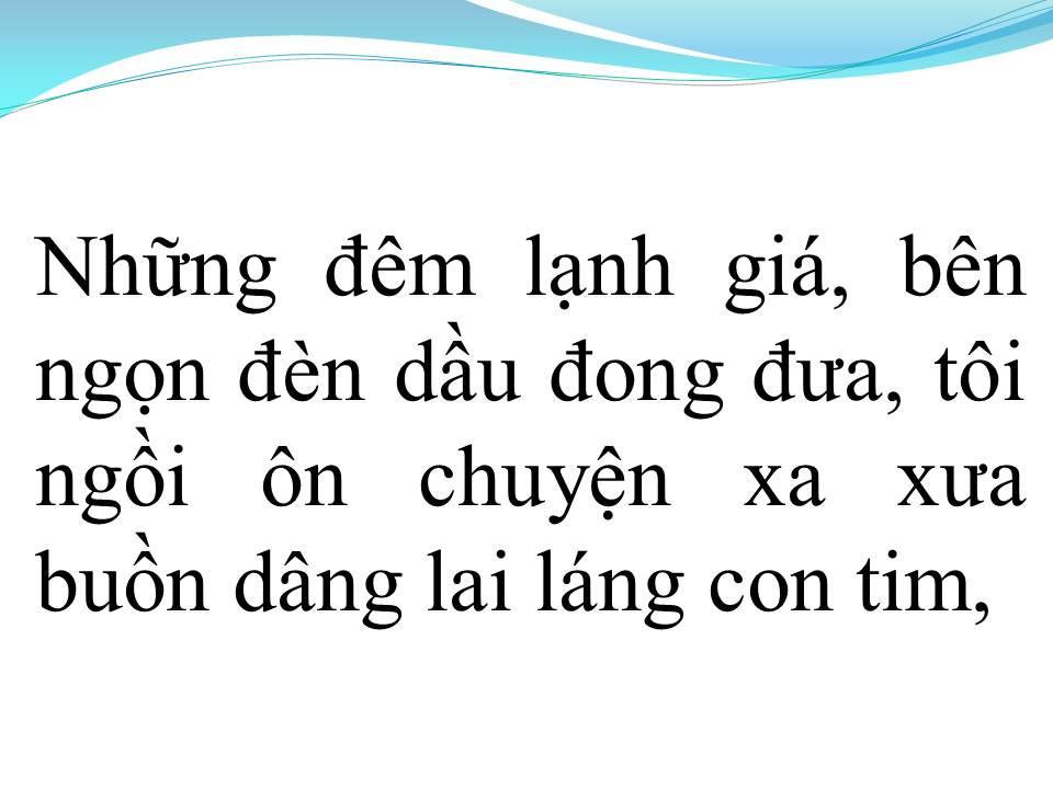 Lời bài hát NHỮNG ĐÊM LẠNH GIÁ