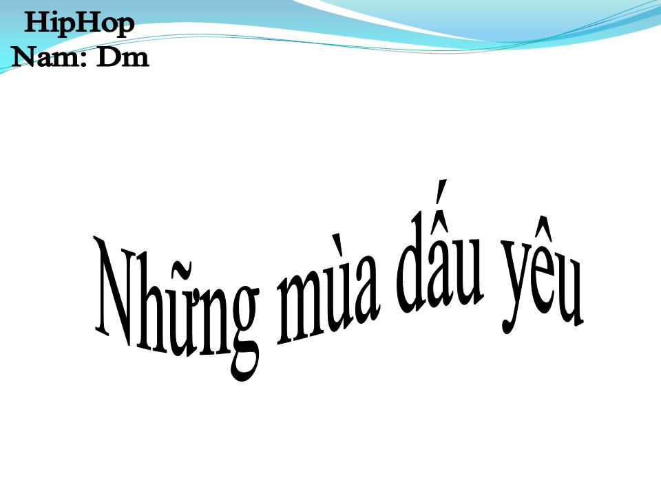Lời bài hát NHỮNG MÙA DẤU YÊU