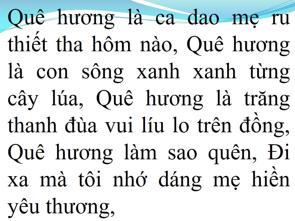 Lời bài hát NỖI BUỒN MẸ TÔI