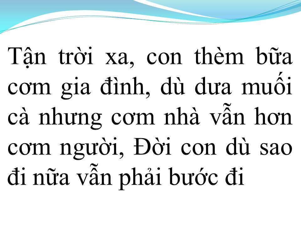 Lời bài hát NỖI LÒNG CỦA CON