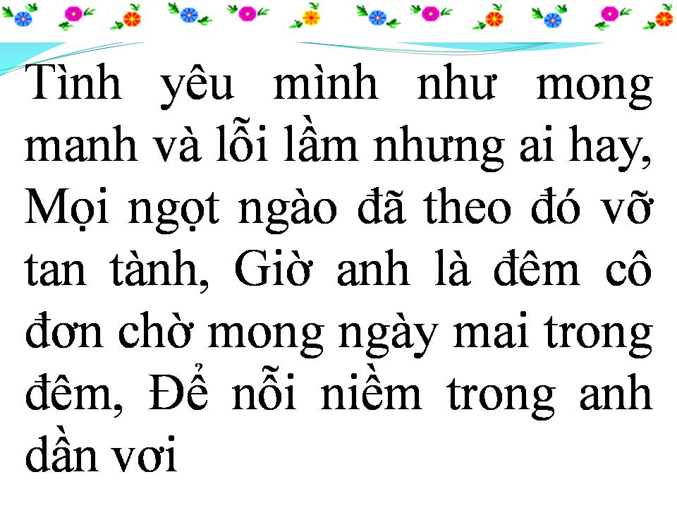 Lời bài hát XA KỶ NIỆM