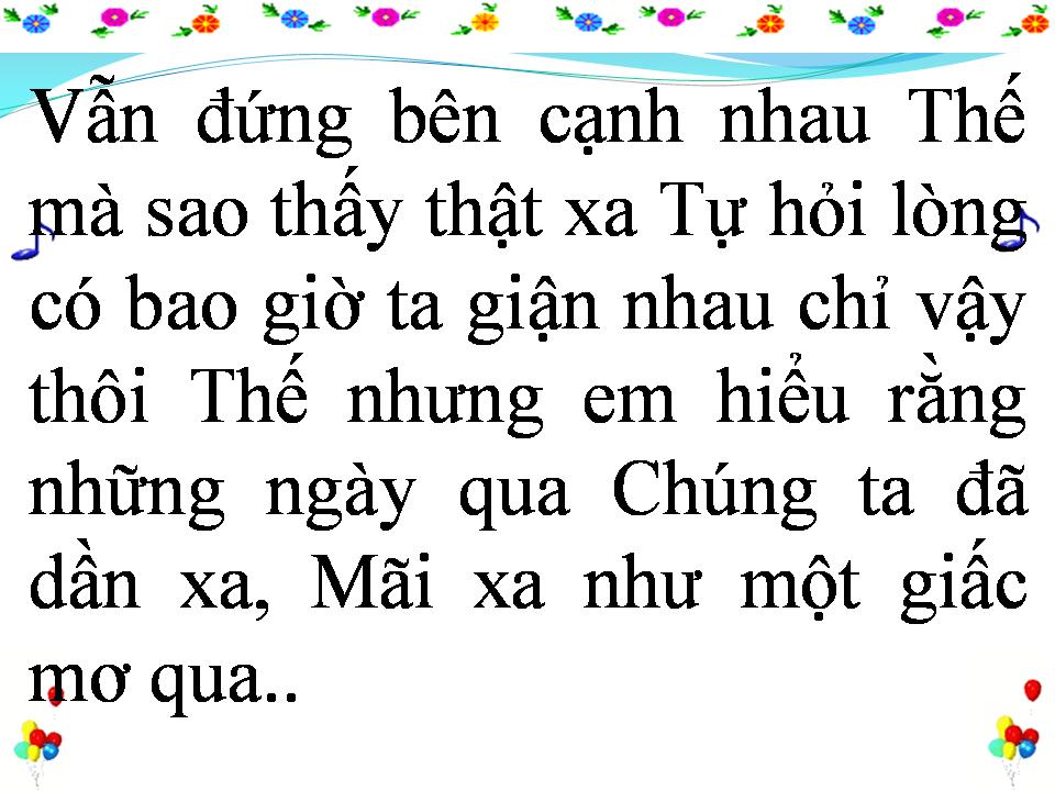 Lời bài hát XA MÃI XA