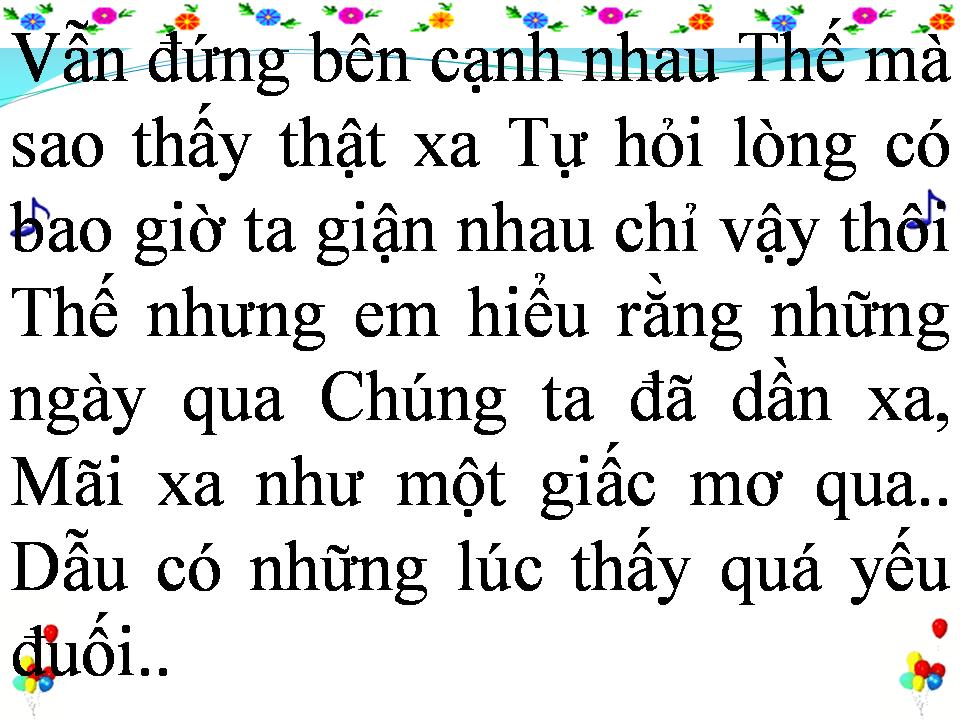 Lời bài hát XA MÃI XA